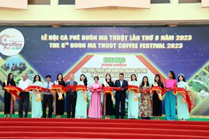 Đắk Lắk: Khai mạc Hội chợ triển lãm ngành Cà phê năm 2023