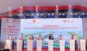 Khởi công Dự án Đầu tư xây dựng hạ tầng kỹ thuật Cụm công nghiệp phía Đông Bắc TP Thanh Hóa