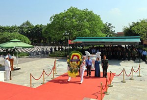 Quảng Bình tổ chức Lễ truy điệu và an táng 19 hài cốt liệt sĩ hi sinh tại chiến trường Lào