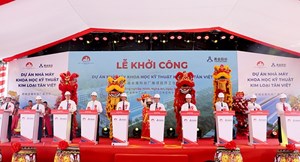 Nghệ An: Khởi công Dự án Nhà máy Khoa học kỹ thuật Kim loại Tân Việt với tổng mức đầu tư 125 triệu USD 