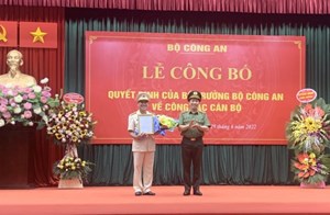 Giám đốc Công an tỉnh Hà Tĩnh giữ chức vụ Cục trưởng Cục Viễn thông và Cơ yếu
