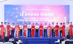 Lễ khánh thành Dự án đường dây 500kV mạch 3 tại điểm cầu Hà Tĩnh