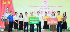 Hơn 70 tỷ đồng Nghệ An và Hà Tĩnh chung tay ủng hộ miền Bắc