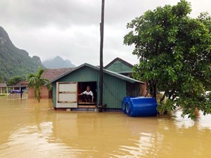 Mưa lớn gây ngập lụt các tỉnh miền Trung