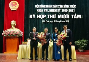 Ông Lê Duy Thành được bầu giữ chức Chủ tịch UBND tỉnh Vĩnh Phúc nhiệm kỳ 2016-2021