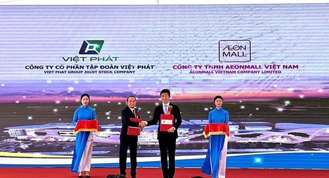 Việt Ph&aacute;t v&agrave; Aeon Mall k&yacute; kết hợp đồng hợp t&aacute;c ph&aacute;t triển Trung t&acirc;m thương mại Hạ Long &nbsp;