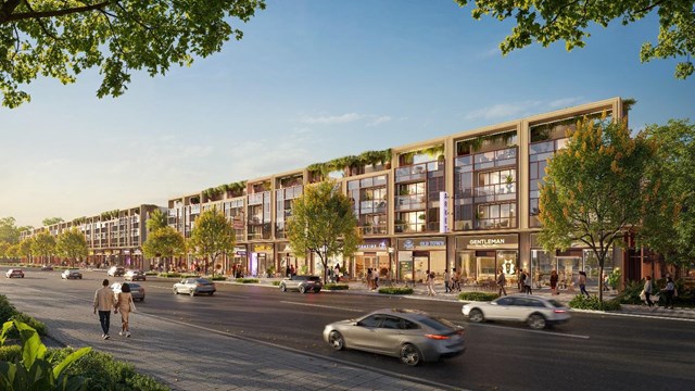 Vị tr&iacute; mặt tiền Nguyễn Hữu Thọ gi&uacute;p Essensia Broadway sở hữu lợi thế kết nối, lưu lượng d&acirc;n cư v&agrave; tiềm năng khai th&aacute;c thương mại bền vững. &nbsp;