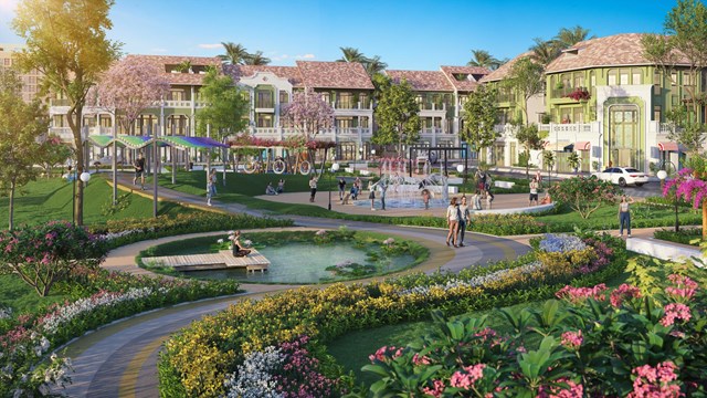 Hệ thống tiện &iacute;ch đa tầng, đ&aacute;p ứng trọn vẹn nhu cầu an cư, đầu tư. (Ảnh phối cảnh: Sun Property) &nbsp;