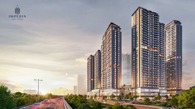 Dự &aacute;n Imperia Sky Park nằm tr&ecirc;n trục đường Đại Lộ Thăng Long &nbsp;