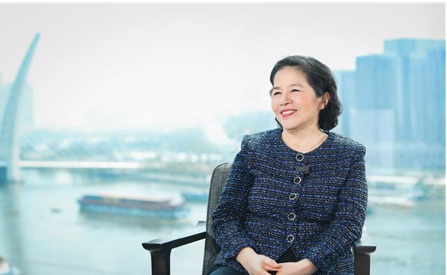 Tổng Gi&aacute;m đốc Vinamilk Mai Kiều Li&ecirc;n &ndash; &ldquo;nữ tướng&rdquo; đ&atilde; đưa Việt Nam g&oacute;p mặt trong danh s&aacute;ch c&aacute;c &ocirc;ng lớn của ng&agrave;nh sữa to&agrave;n cầu. Ảnh: Vi Nam &nbsp;