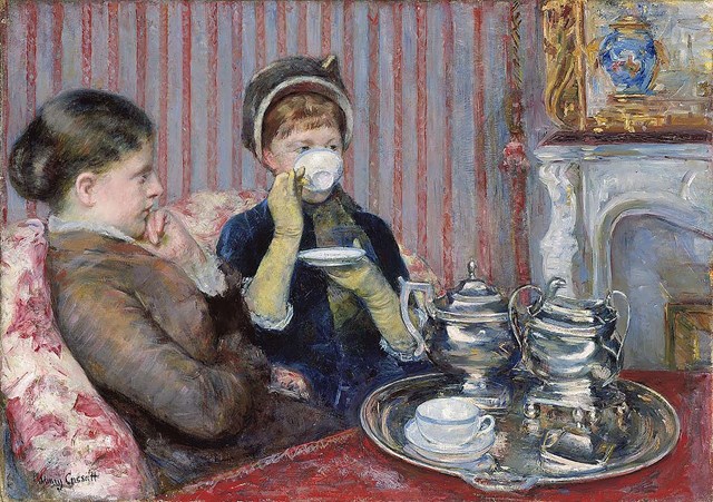 Trà lúc 5 giờ (1880), Mary Cassatt.