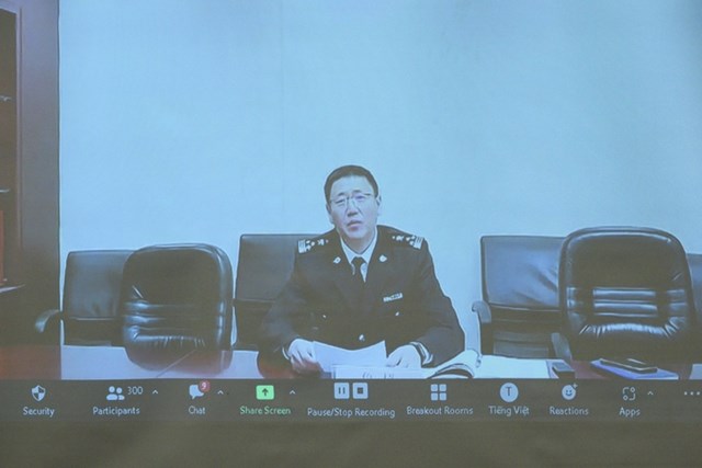 Ông Lỗ Siêu, đại diện Tổng cục Hải quan Trung Quốc