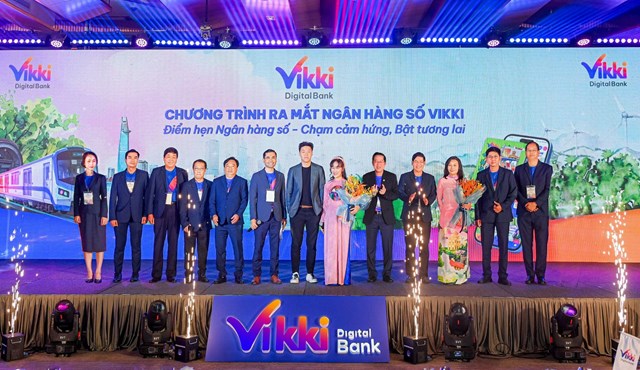 Buổi lễ ra mắt Ng&acirc;n h&agrave;ng Số Vikki - Điểm chạm Ng&acirc;n h&agrave;ng số, Chạm cảm hứng, Bật tương lai &nbsp;