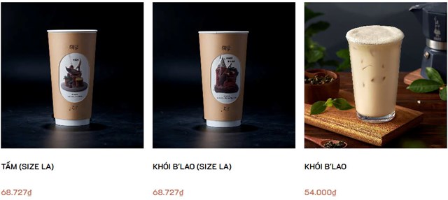 Dòng Moka Pot trong menu Phê La