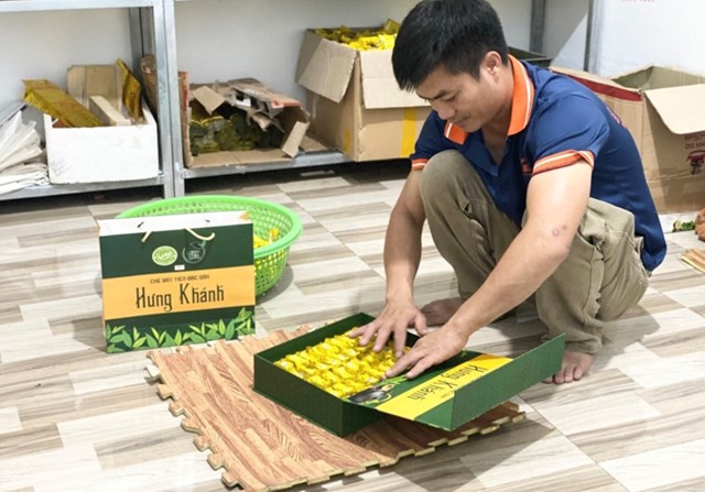 HTX chè Khe Năm đã xây dựng nhãn hiệu riêng 