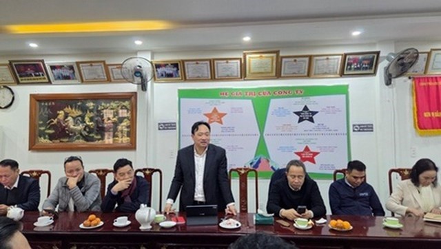 &Ocirc;ng Đặng Mạnh H&ugrave;ng - Ủy vi&ecirc;n Ban Thường vụ Hiệp hội Ch&egrave; Việt Nam,Tổng Gi&aacute;m đốc C&ocirc;ng ty CP Ph&aacute;t triển Ch&egrave; Nghệ An ph&aacute;t biểu tại Hội nghị