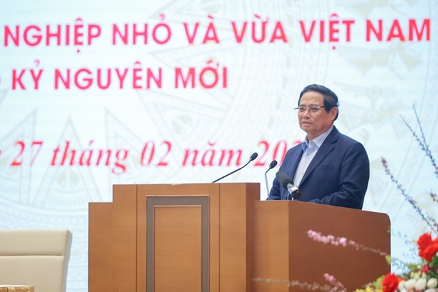 Thủ tướng Phạm Minh Ch&iacute;nh ph&aacute;t biểu chỉ đạo. &nbsp;