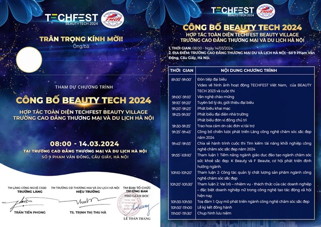 C&#249;ng chờ đ&#243;n chương tr&#236;nh: C&#212;NG BỐ BEAUTY TECH 2024 – HỢP T&#193;C TO&#192;N DIỆN BEAUTY TECH VILLAGE – HCCT - Ảnh 2