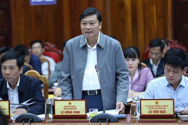 Chủ tịch UBND tỉnh Quảng Trị L&ecirc; Hồng Vinh ph&aacute;t biểu tại sự kiện (Ảnh: T&amp;T Group) &nbsp;