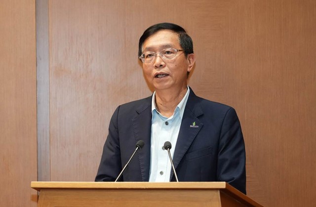 &Ocirc;ng Trần Quang Dũng, Ph&oacute; B&iacute; thư Thường trực Đảng ủy Tập đo&agrave;n C&ocirc;ng nghiệp &ndash; Năng lượng Quốc gia Việt Nam, đồng Chủ tịch Diễn đ&agrave;n &ldquo;Văn h&oacute;a với Doanh nghiệp&rdquo; năm 2026 ph&aacute;t biểu tại chương tr&igrave;nh gặp gỡ b&aacute;o ch&iacute;. &nbsp;