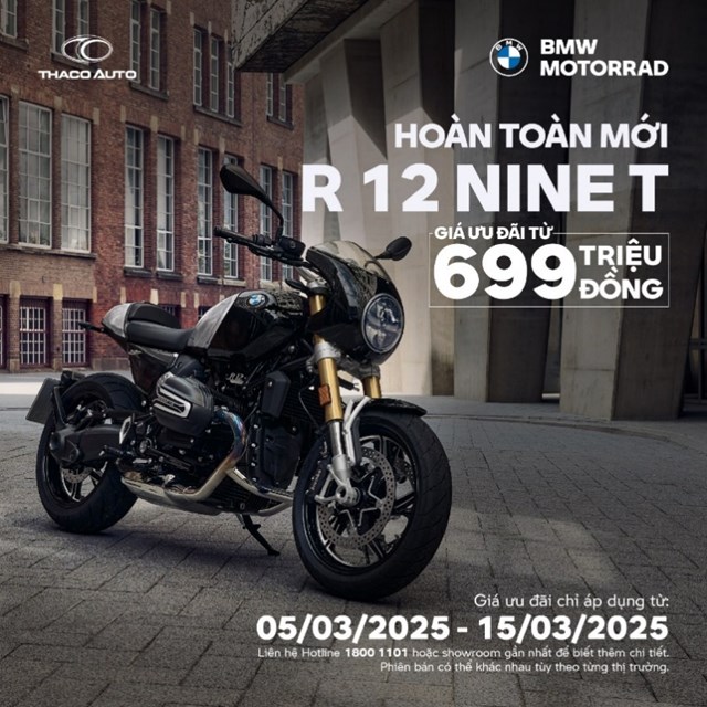 BMW R 12 nineT c&oacute; số lượng giới hạn tại thị trường Việt Nam &nbsp;