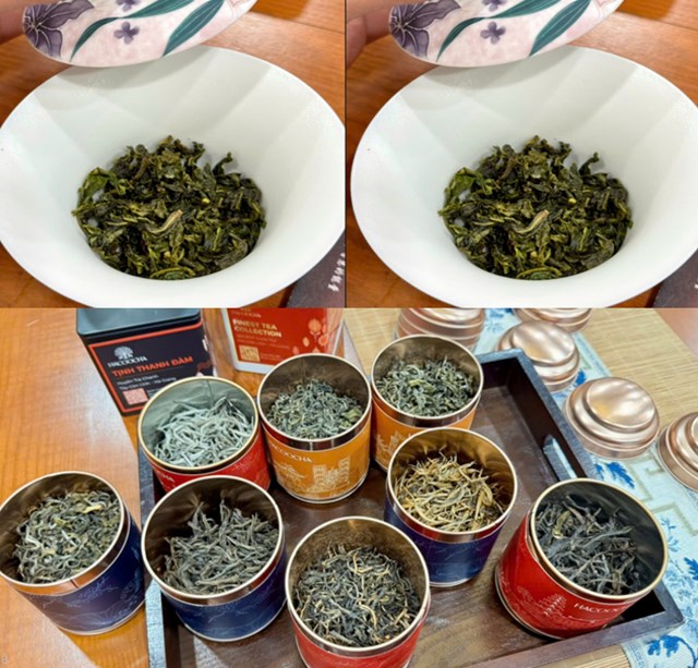 Mỗi phẩm tr&agrave; xuất hiện trong workshop đều mang đến một dấu ấn ri&ecirc;ng, tạo n&ecirc;n trải nghiệm thưởng tr&agrave; đ&aacute;ng nhớ.