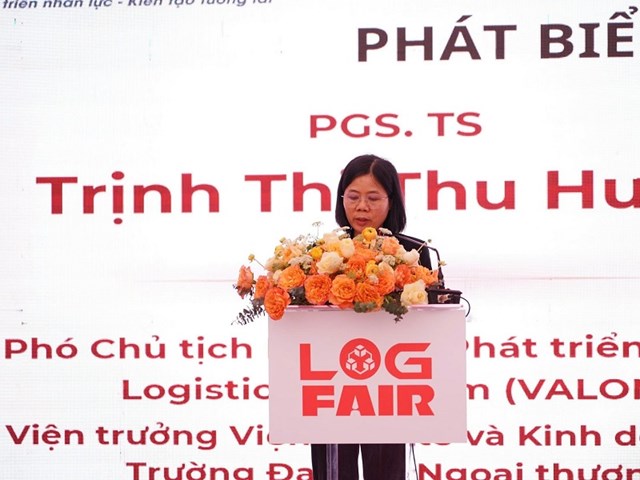 PGS.TS. Trịnh Thị Thu Hương &ndash; Ph&oacute; Chủ tịch Hiệp hội Ph&aacute;t triển nh&acirc;n lực Logistics Việt Nam. &nbsp;
