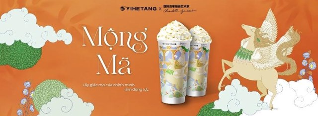 Yi He Tang tiếp tục mở rộng dấu ấn của m&igrave;nh tr&ecirc;n thị trường đồ uống bằng một bước đi gi&agrave;u t&iacute;nh biểu tượng: ra mắt Ly Mộng - phi&ecirc;n bản cốc đặc biệt mang tinh thần &ldquo;以梦为马&rdquo; (Mộng M&atilde;)