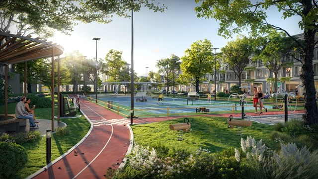 Khu thể thao li&ecirc;n hợp rộng gần 5000m2 &nbsp;