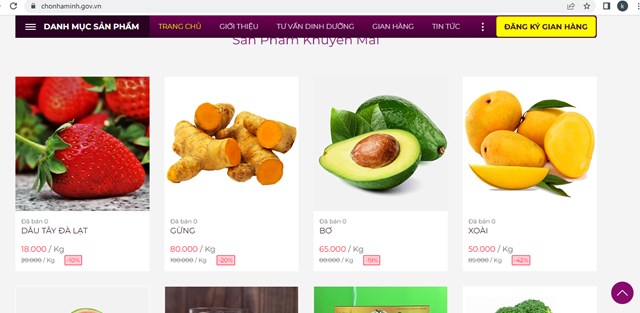 N&ocirc;ng sản l&ecirc;n s&agrave;n: Bước chuyển m&igrave;nh mạnh mẽ của n&ocirc;ng nghiệp số &nbsp;