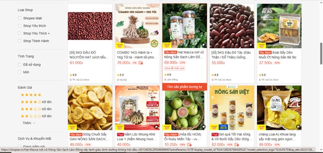 Nông sản Việt trên sàn online: Cạnh tranh bằng chất lượng hay giá? - Ảnh 1