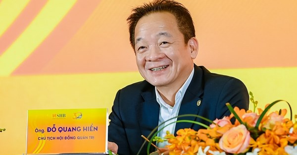 Ông Đỗ Quang Hiển, Chủ tịch HĐQT SHB.