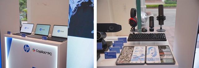 C&aacute;c sản phẩm được trưng b&agrave;y tại sự kiện HP Elevate 2026