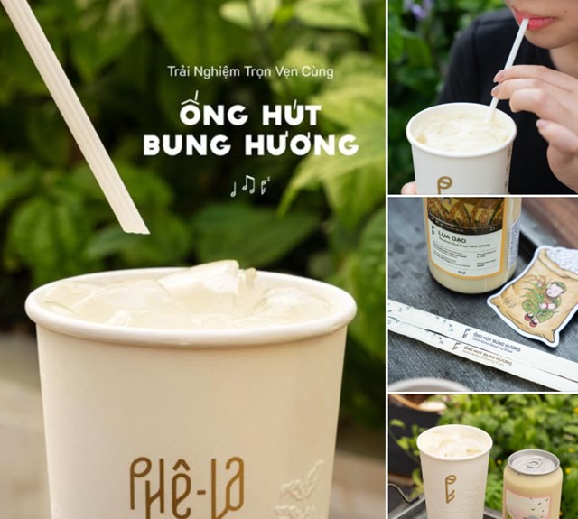 Ống Hút Bung Hương lan tỏa hương trà dịu nhẹ, đầy thăng hoa.