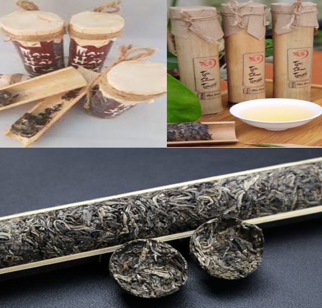 Các sản phẩm trà Lam đã làm nên tên tuổi và thương hiệu cho vùng chè cổ Hà Giang.