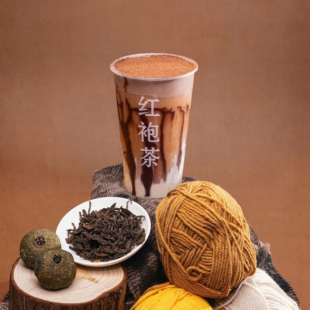 Tr&agrave; bơ phổ nhĩ cacao của thương hiệu Cha Hong Pao