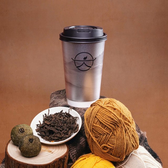 Tr&agrave; sữa nhẹ phổ nhĩ qu&yacute;t của thương hiệu Cha Hong Pao