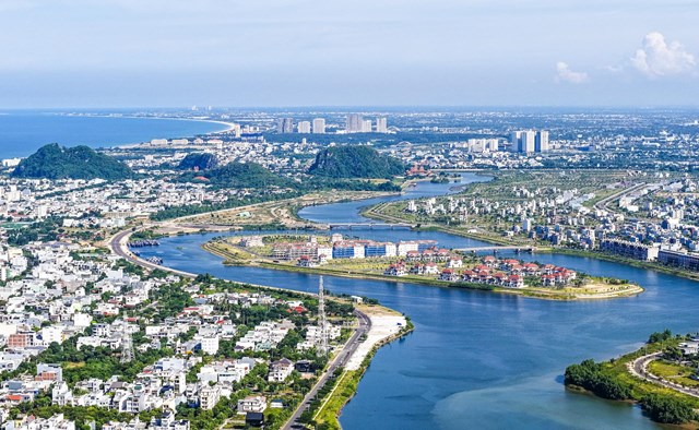 To&agrave;n cảnh quần thể dự &aacute;n Sun Group ở trung t&acirc;m Nam Đ&agrave; Nẵng. Ảnh: &Aacute;nh Dương. &nbsp;