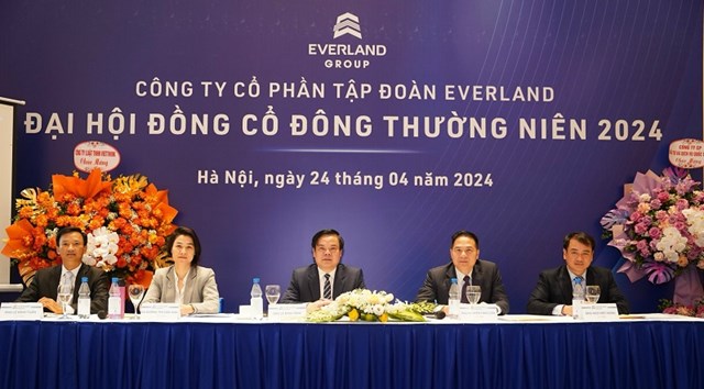 Đại hội cổ đ&ocirc;ng thường ni&ecirc;n 2024 của C&ocirc;ng ty cổ phần Tập đo&agrave;n Everlandad &nbsp;