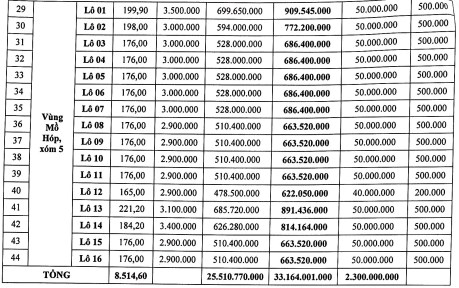 Đấu gi&#225; 44 l&#244; đất tại huyện Hưng Nguy&#234;n (Nghệ An) với gi&#225; khởi điểm từ 622,05 triệu đồng/l&#244; - Ảnh 2