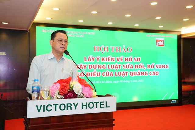 &Ocirc;ng Nguyễn Thanh Đảo, Chủ tịch Hiệp hội Quảng c&aacute;o TP.HCM.