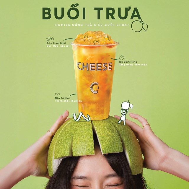 Cheese Coffee làm mới mùa hè với bộ đôi trà bưởi thanh mát - Ảnh 2