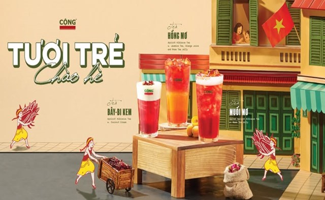 Cộng Cà Phê “gây sốt” với trà atiso đỏ hoài niệm, trendy, chinh phục giới trẻ sống xanh.