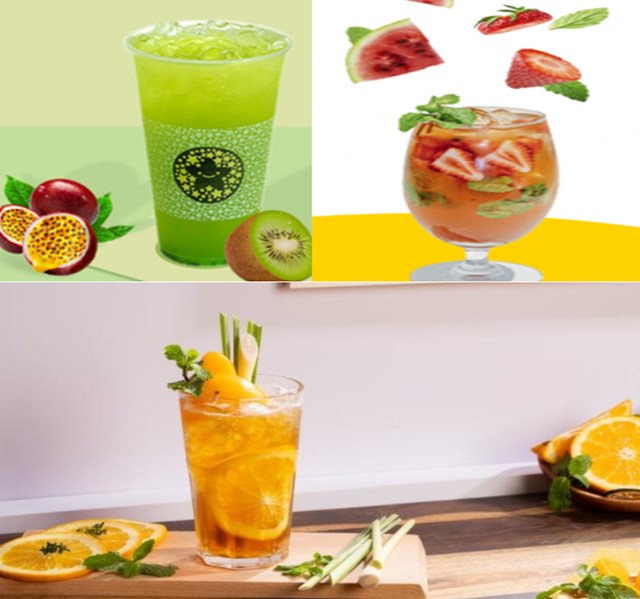 Trà ô long mix trái cây hút giới trẻ nhờ vị ngon, đẹp da và biểu tượng sống khỏe bền vững. Ảnh minh họa