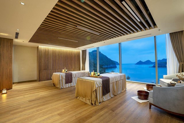 SEVA Spa & Beauty Destination view vịnh Lan Hạ tại Flamingo Cát Bà