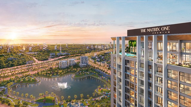 Tầm view c&ocirc;ng vi&ecirc;n 14ha, &ldquo;view xanh&rdquo; vĩnh cửu trở th&agrave;nh đặc quyền hiếm c&oacute; của cư d&acirc;n The Matrix One Premium&nbsp;