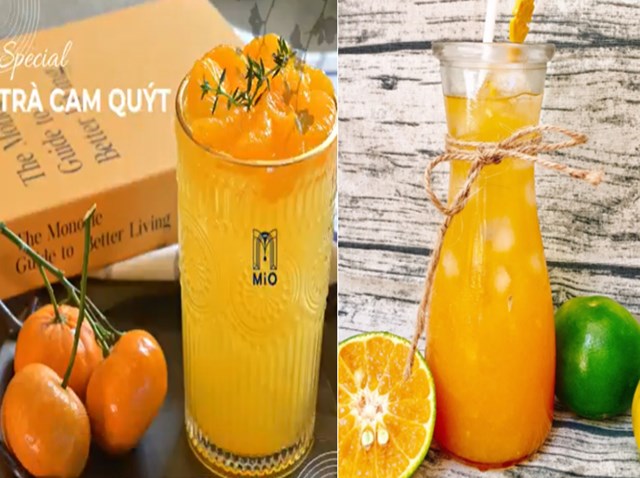 Trà cam quýt giúp hỗ trợ làn da khỏe mạnh từ bên trong.