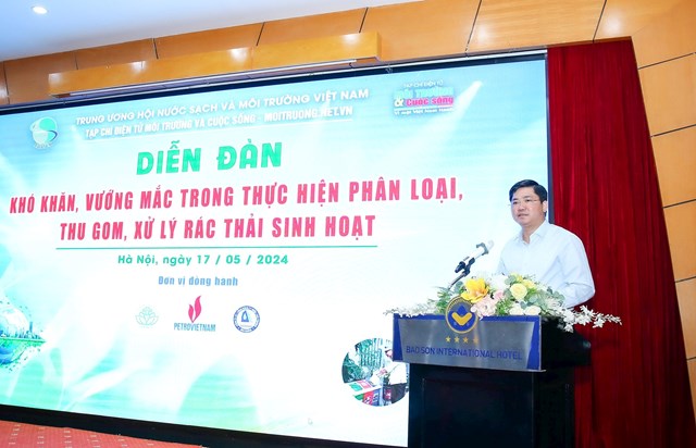 &Ocirc;ng Nguyễn Tuấn Anh &ndash; Ph&oacute; chủ nhiệm Ủy ban Khoa học, C&ocirc;ng nghệ v&agrave; M&ocirc;i trường của Quốc Hội ph&aacute;t biểu tại diễn đ&agrave;n&nbsp;&nbsp;