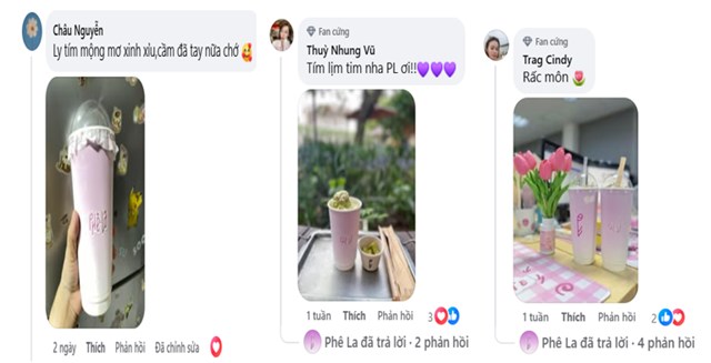 “Ly Tím Mộng Mơ” lan tỏa mạnh mẽ nhờ chính khách hàng chia sẻ trải nghiệm thật, chạm cảm xúc, không cần banner hay TVC.