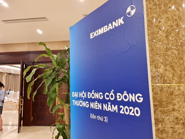 Đại hội cổ đ&ocirc;ng thường ni&ecirc;n 2020 lần 3 ng&agrave;y 26/4 của Eximbank tổ chức bất th&agrave;nh. (Ảnh: L&ecirc; Huy). &nbsp;